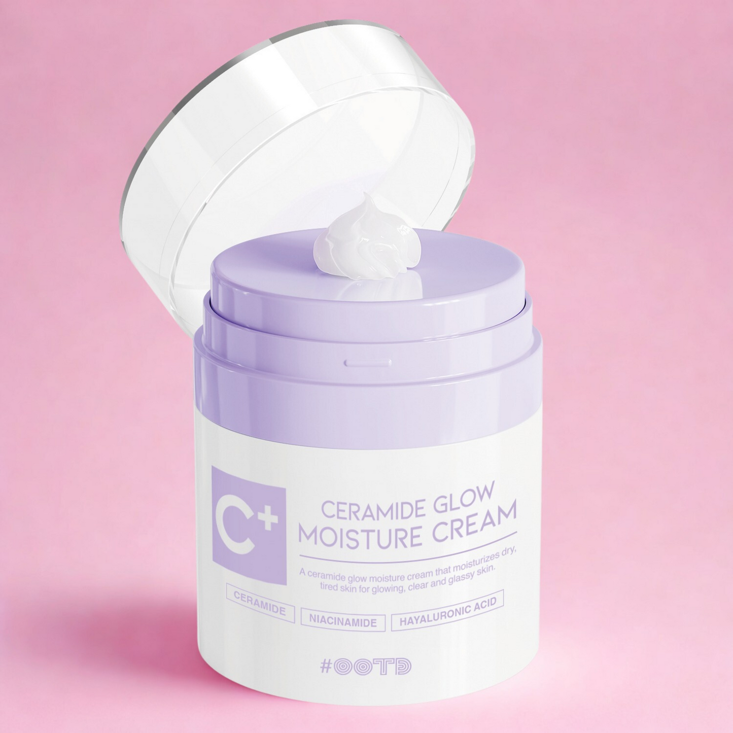 Ceramide Glow Moisture Cream 50ml - Ενυδατική Κρέμα με Κεραμίδια και Υαλουρονικό Οξύ