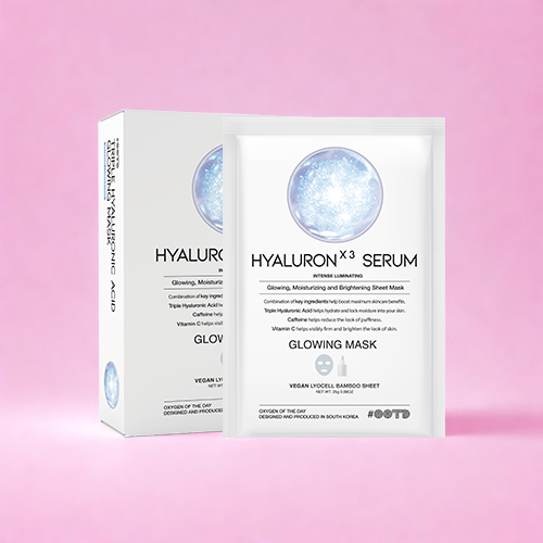 Triple Hyaluronic Acid Serum Glowing Mask – Μάσκα Ενυδάτωσης & Λάμψης με Τριπλό Υαλουρονικό Οξύ