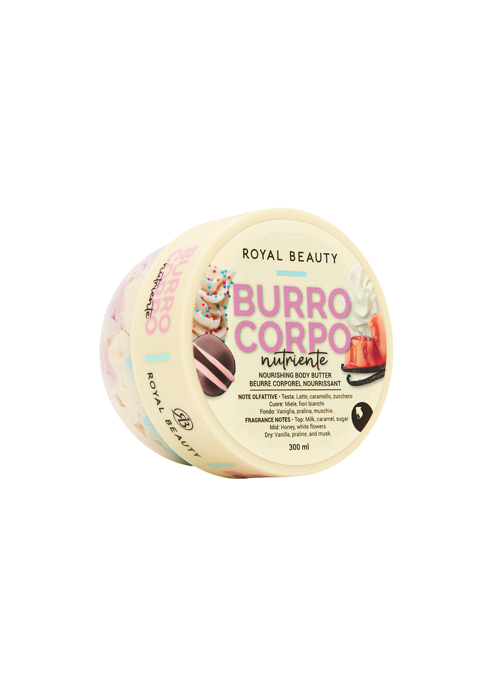 Θρεπτικό Body Butter Vaniglia Gourmand – Βούτυρο Σώματος με Φιστίκι, Καραμέλα & Βανίλια