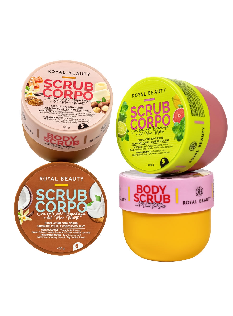 Scrub Σώματος N°4 – Καραμέλα & Λευκή Σοκολάτα