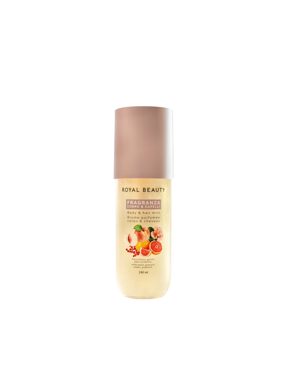 Body & Hair Mist N°06 με Glitter – Αρωματικό Spray με Λεμόνι, Γκρέιπφρουτ, Ροζ Πιπέρι & Κέδρο