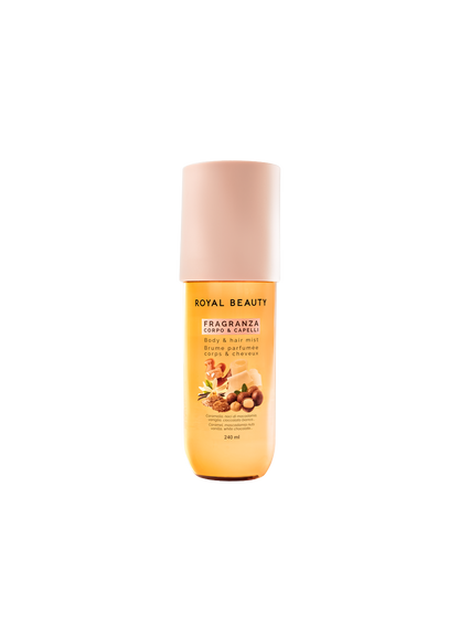 Σετ περιποίησης σώματος & μαλλιών με άρωμα καραμέλα – μακαντέμια & λευκή σοκολάτα