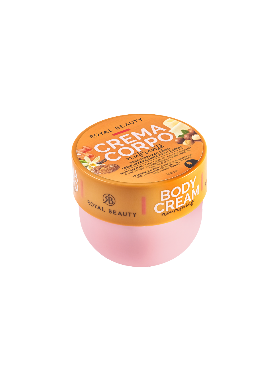 Σετ περιποίησης σώματος & μαλλιών με άρωμα καραμέλα – μακαντέμια & λευκή σοκολάτα