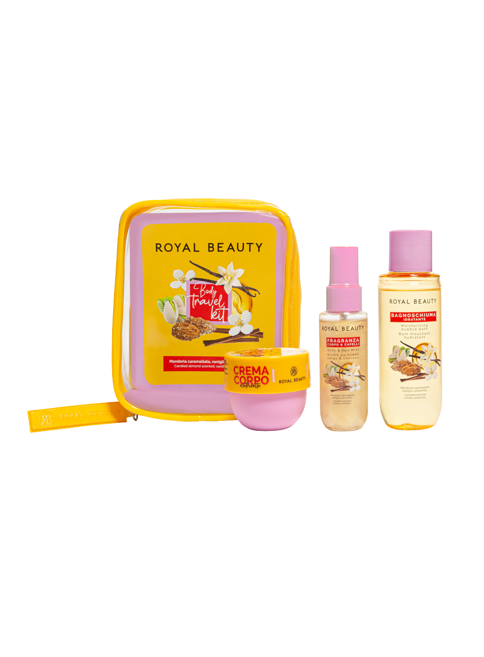 Σετ Σώματος με Αφρόλουτρο, Κρέμα & Body Mist 3in1 (Travel Size)