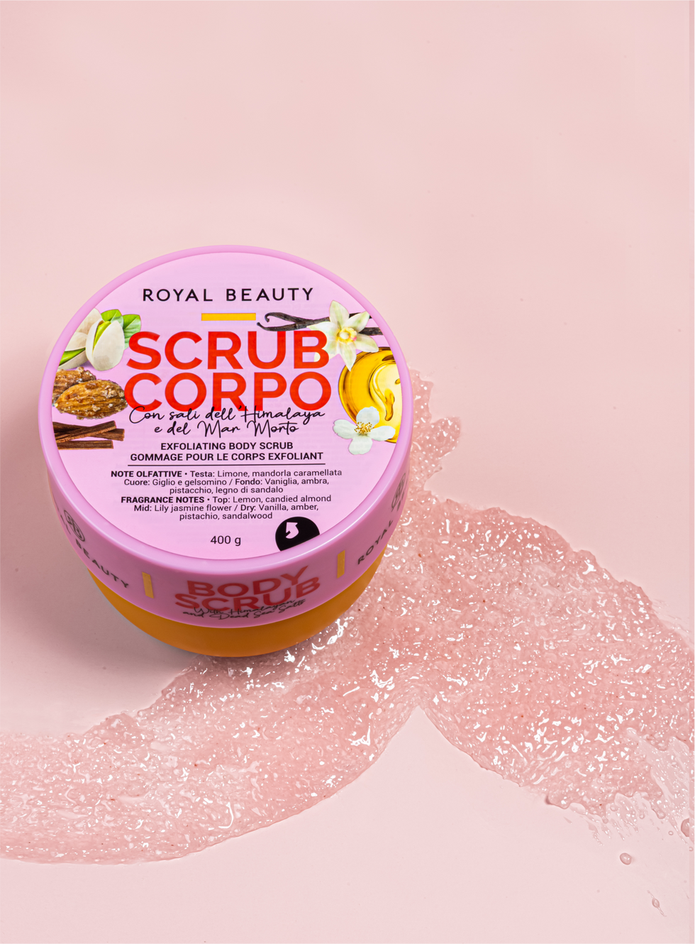 Scrub Σώματος N°1 – Βανίλια & Φιστίκι