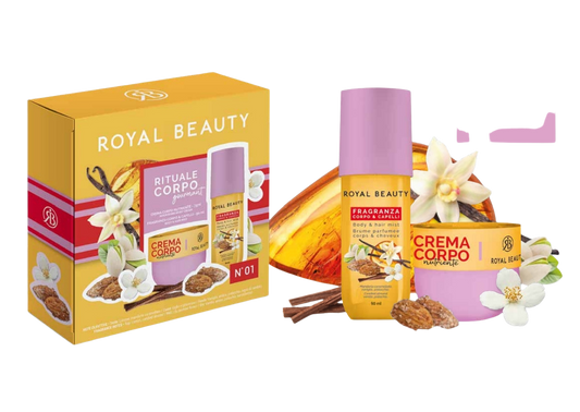 Αρωματικό Σετ Body Mist & Θρεπτική Κρέμα Σώματος με Βανίλια & Αμύγδαλο