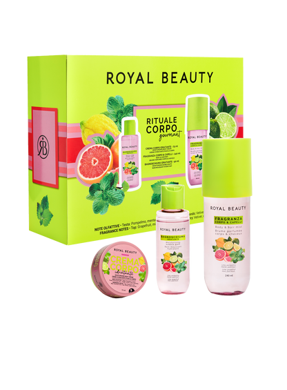Σετ Περιποίησης Σώματος (Αφρόλουτρο + Body & Hair Mist + Κρέμα Σώματος) με γκρέιπφρουτ και μέντα