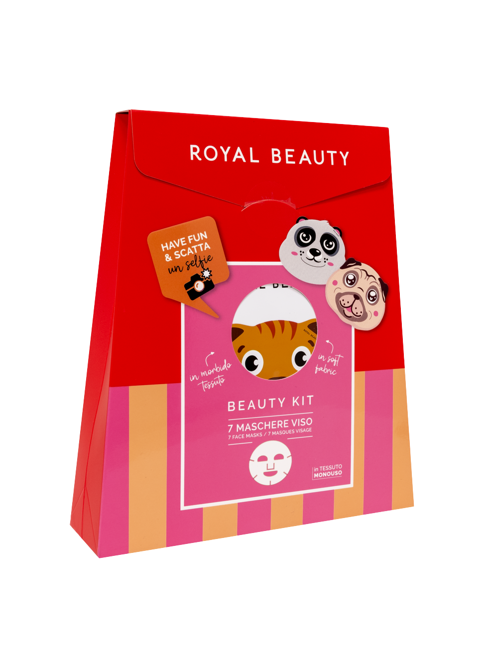 Σετ 7 Ενυδατικές Μάσκες Προσώπου – Animal Face Masks Gift Box