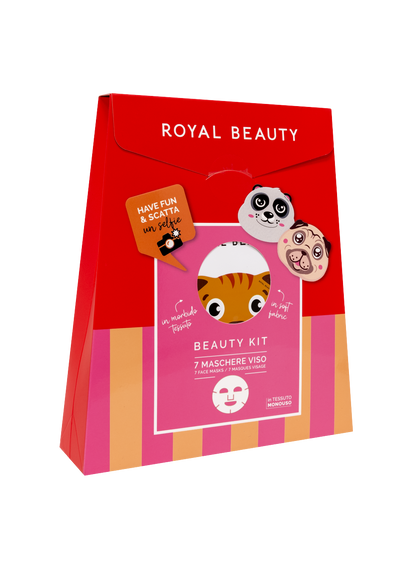 Σετ 7 Ενυδατικές Μάσκες Προσώπου – Animal Face Masks Gift Box