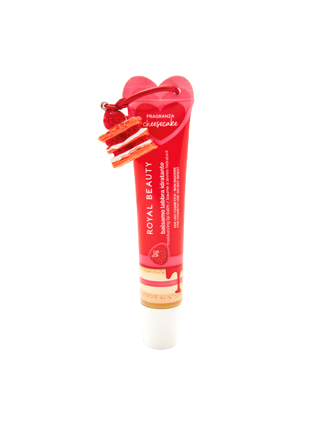 Ενυδατικό Lip Balm Cheesecake Φράουλα με Charm