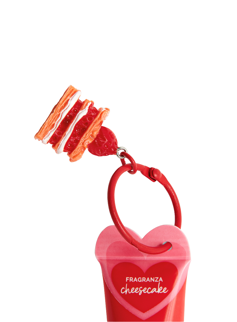 Ενυδατικό Lip Balm Cheesecake Φράουλα με Charm