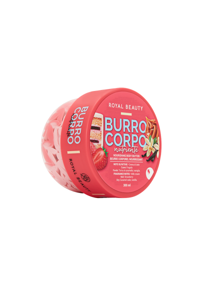 Θρεπτικό Body Butter Cheesecake Φράουλα – Βούτυρο Σώματος με Βανίλια, Μέλι & Αμύγδαλο